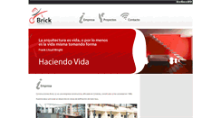 Desktop Screenshot of construccionesbrick.com